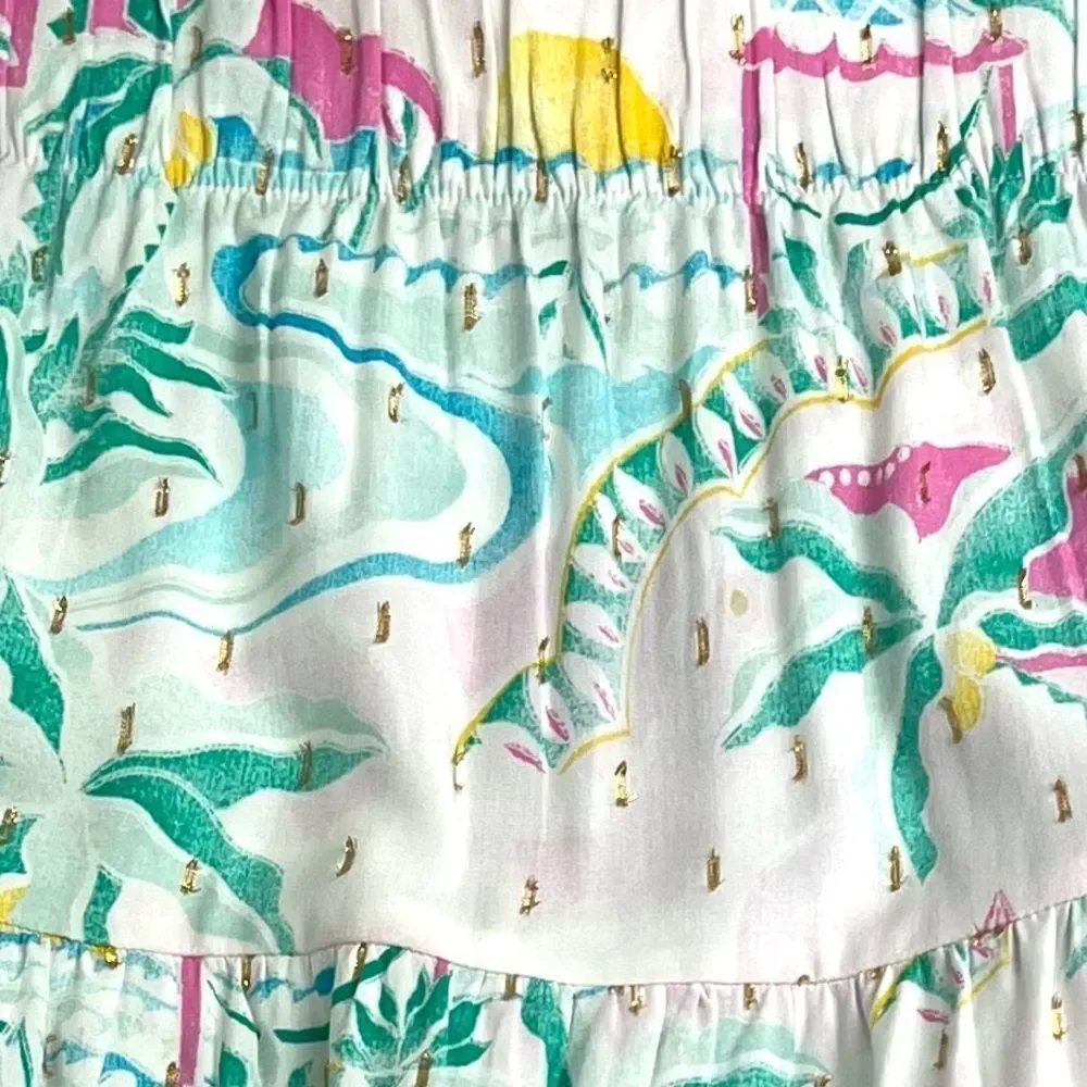 Crown & Ivy Tropical Print Women's Skirt